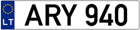 Truck License Plate
